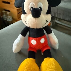 Disney Mickey Mouse Plush - Black, Red, Yellow, White